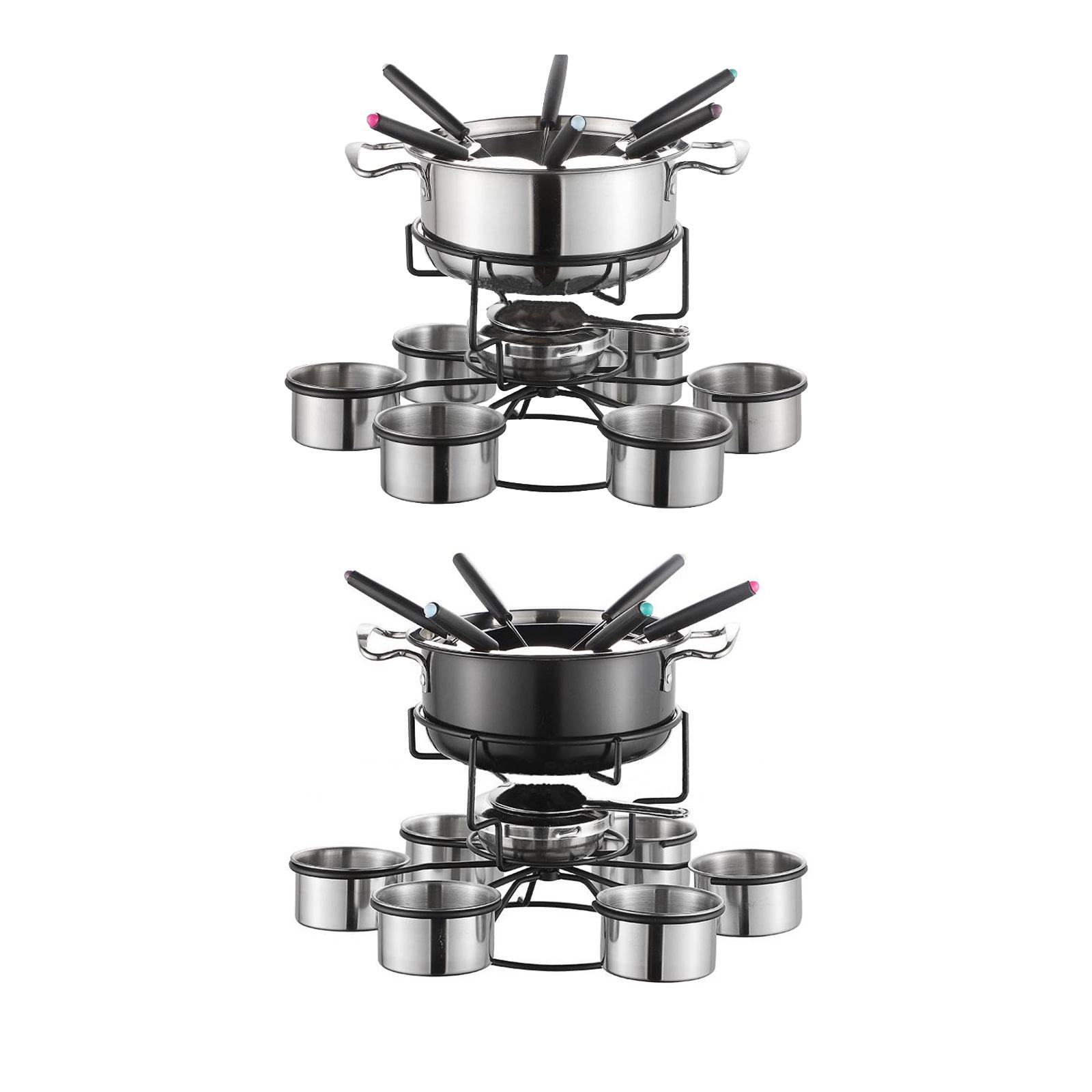ชุดหม้อฟองดูพร้อมเตาปรุงอาหารแ - Camping Cooking Pot Set บทวิจารณ์และราคา