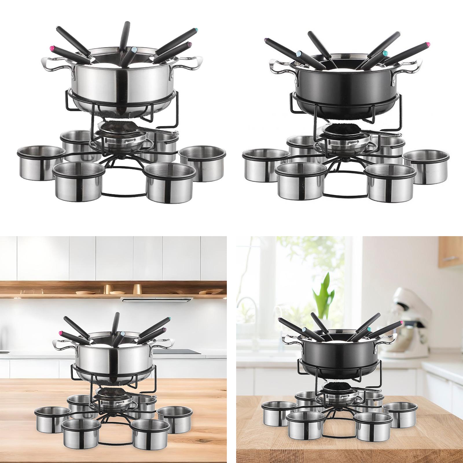 ชุดหม้อฟองดูพร้อมเตาปรุงอาหารแ - Camping Cooking Pot Set บทวิจารณ์และราคา