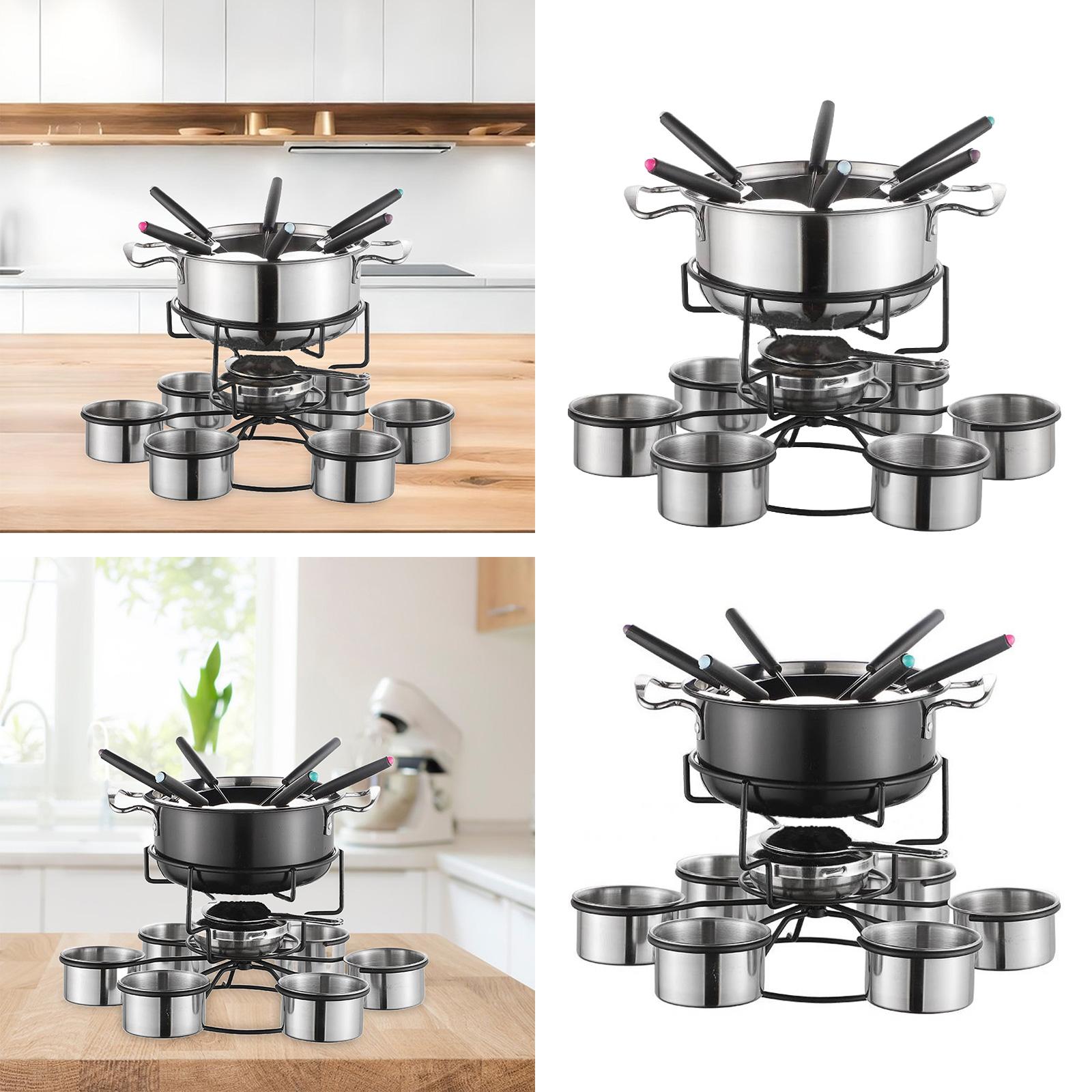 ชุดหม้อฟองดูพร้อมเตาปรุงอาหารแ - Camping Cooking Pot Set บทวิจารณ์และราคา