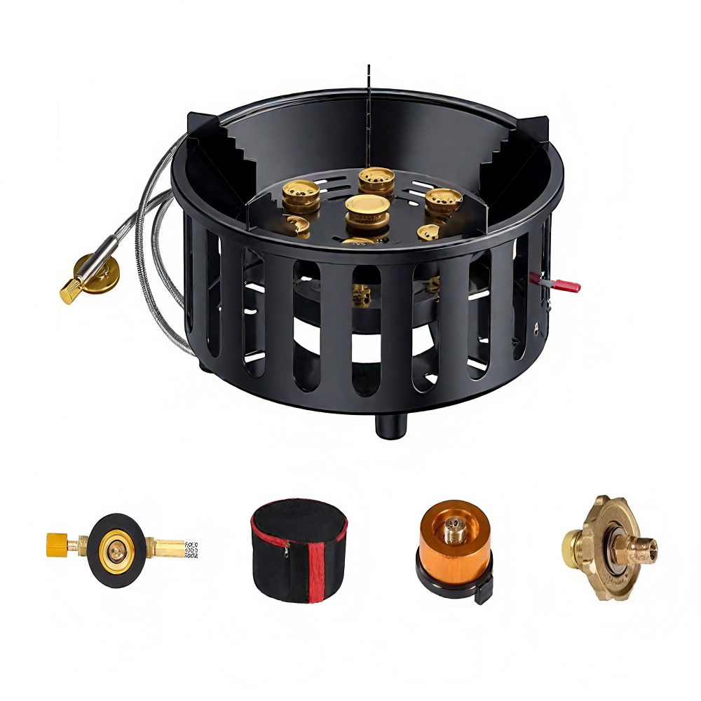 เตาแก๊สพกพาสำหรับตั้งแคมป์ กำล - Cooking On Camping Stove บทวิจารณ์และราคา