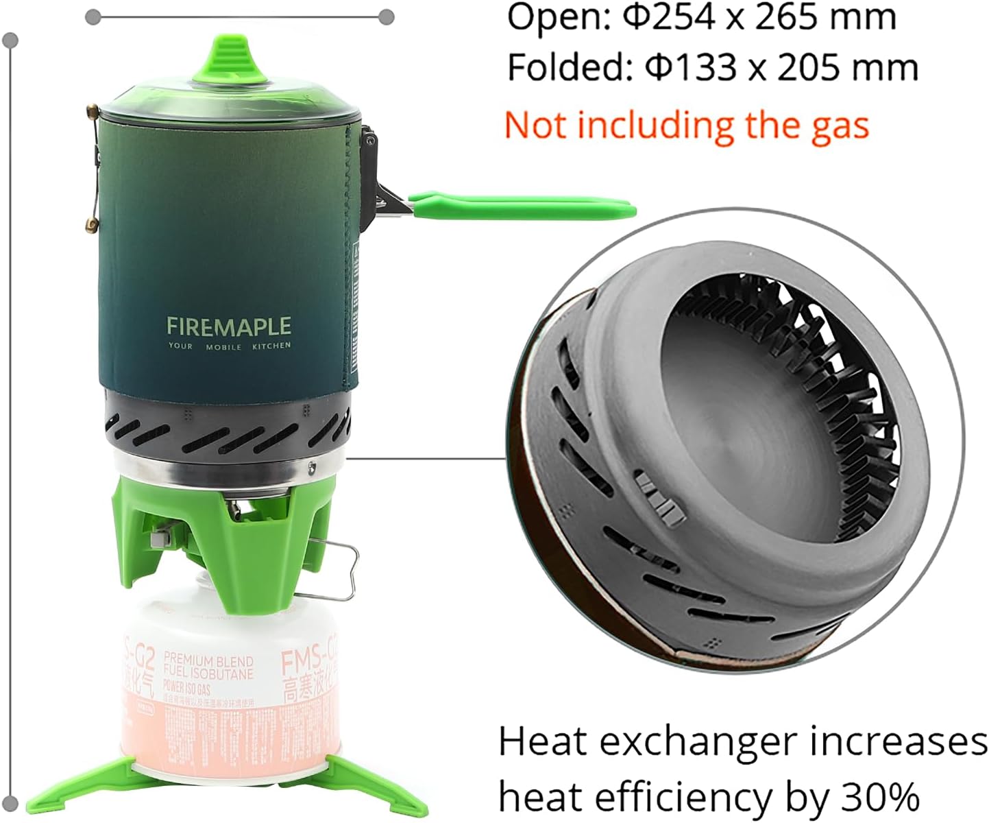 ระบบทำอาหาร FMS-X2เมเปิ้ลไฟหม้ - Camping Cooking One Pot บทวิจารณ์และราคา