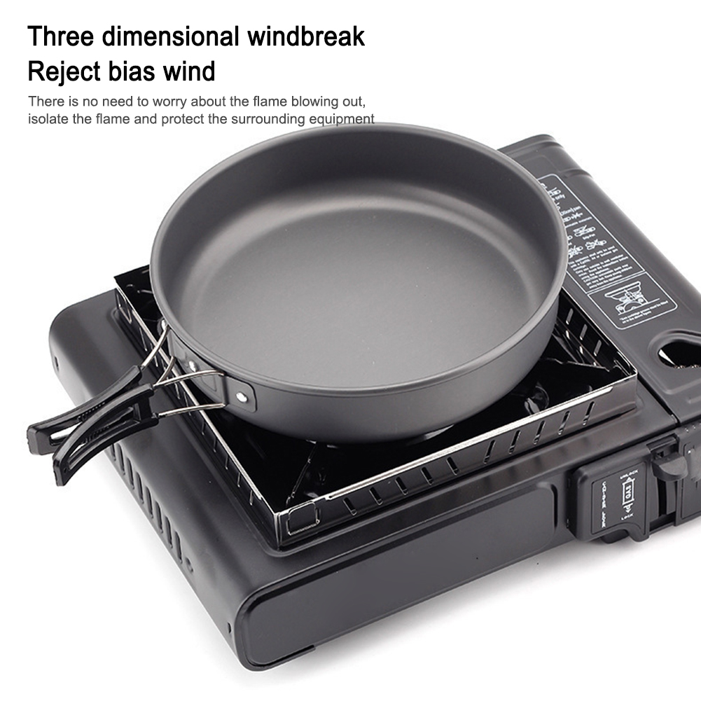 แผ่นกันลมเตาแคมป์ปิ้งแบบถอดได้ - Camping Cooking Wind Blocker บทวิจารณ์และราคา