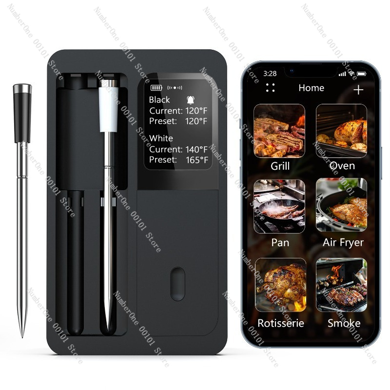 เครื่องวัดอุณหภูมิเนื้อไร้สายบ - Meat Thermometer Camp บทวิจารณ์และราคา