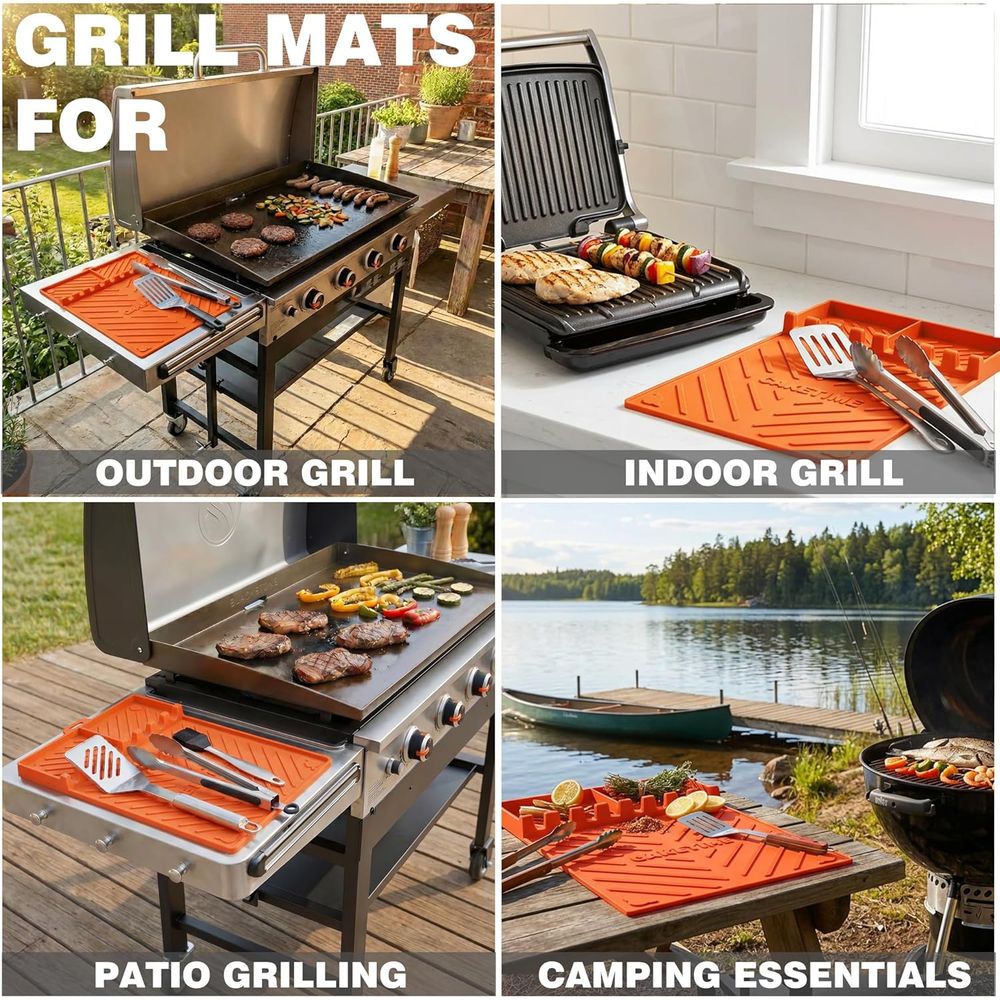 แผ่นรองย่างซิลิโคนหรืออุปกรณ์เ - Camping Cooking Bbq บทวิจารณ์และราคา