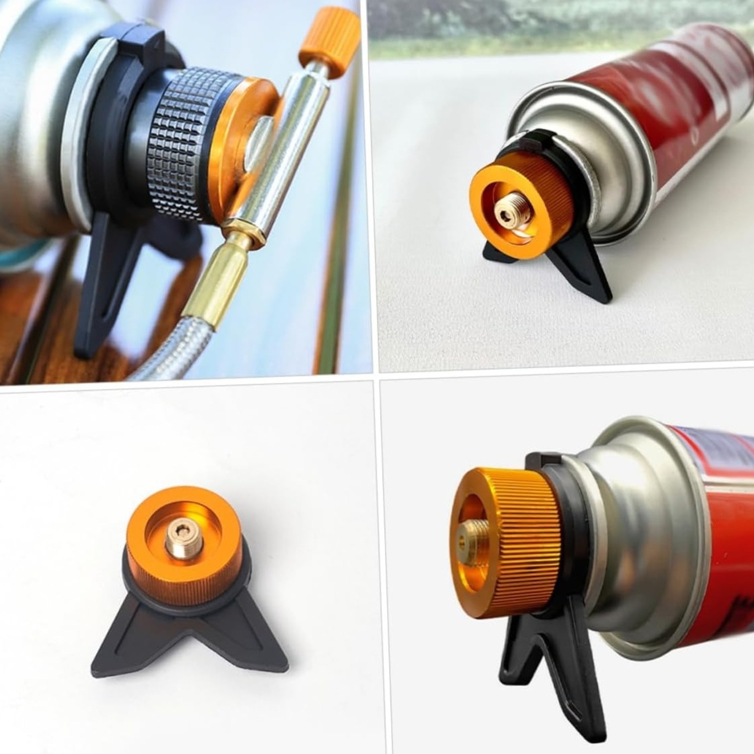 อะแดปเตอร์ถังแก๊สโพรเพน อุปกรณ - Cooking On Camping Stove บทวิจารณ์และราคา