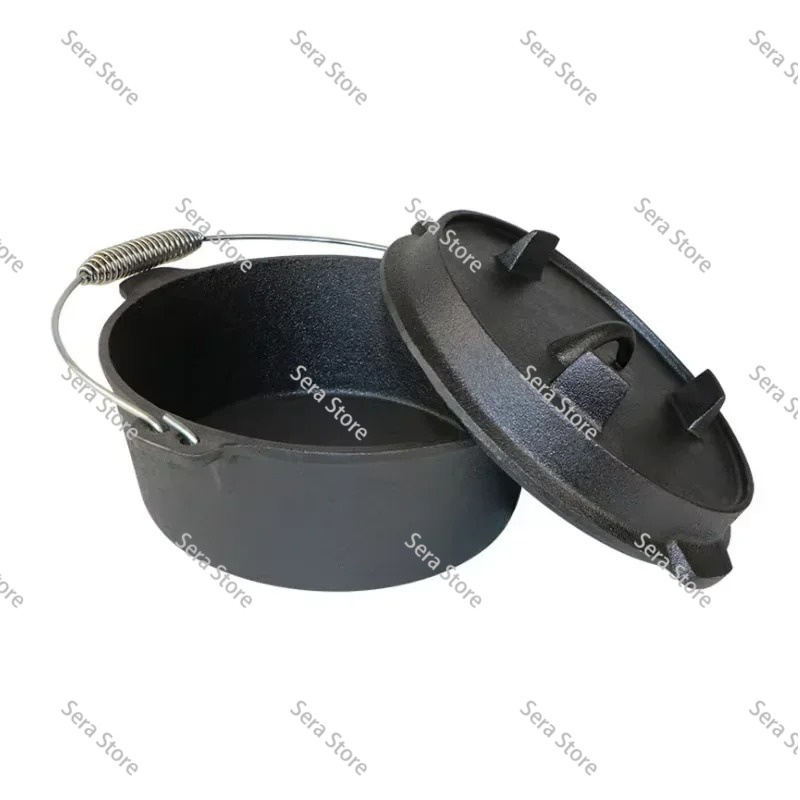 หม้อเหล็กหล่อขนาด 25 ซม. สำหรั - Camp Dutch Oven Cast บทวิจารณ์และราคา