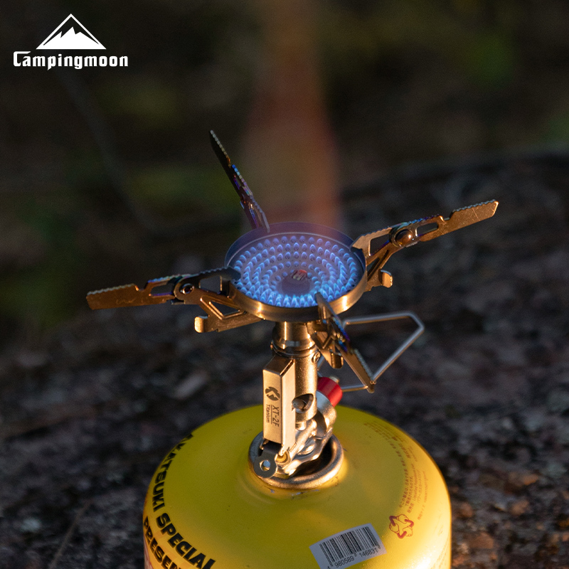 เตาแก๊สพกพา CAMPINGMOON XT-2F  - Cooking On Camping Stove บทวิจารณ์และราคา