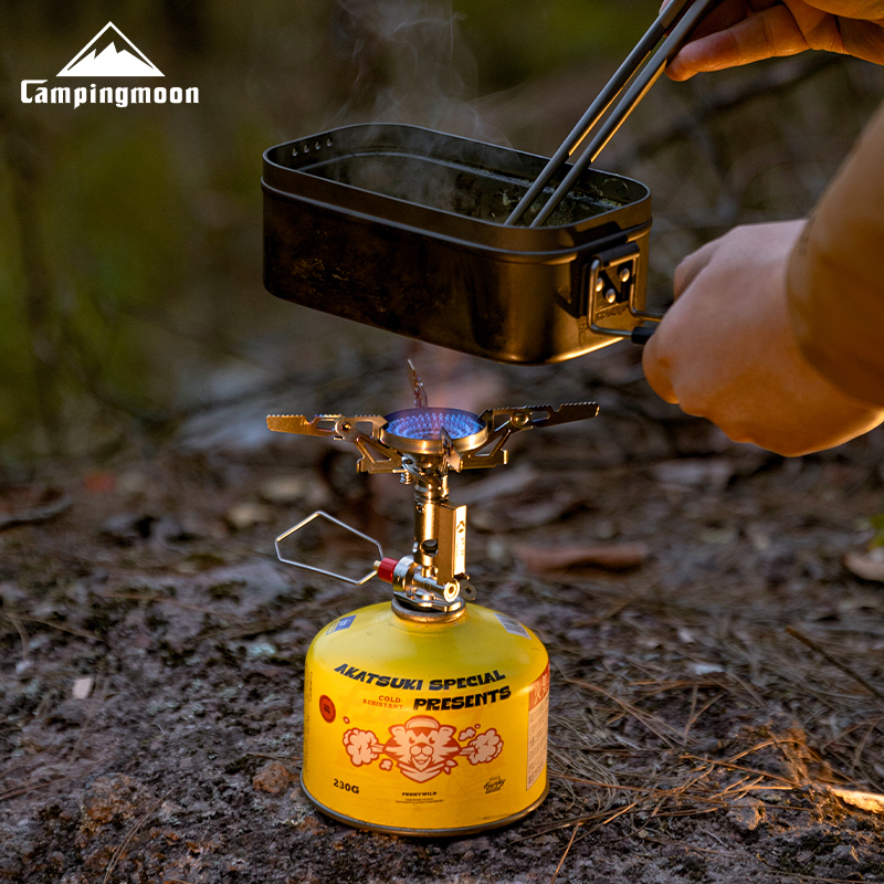 เตาแก๊สพกพา CAMPINGMOON XT-2F  - Cooking On Camping Stove บทวิจารณ์และราคา