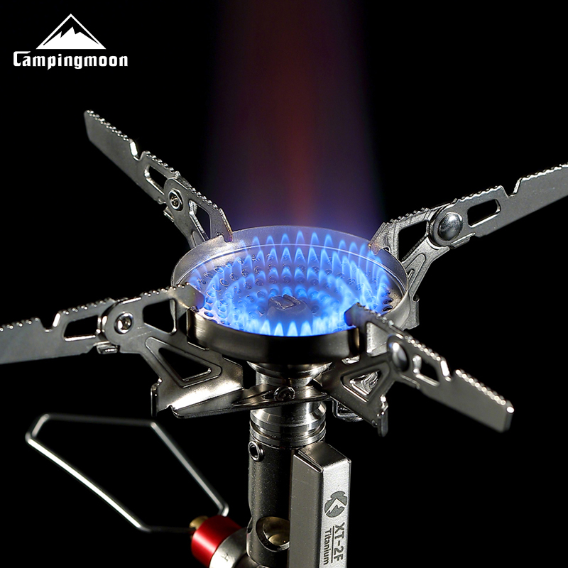 เตาแก๊สพกพา CAMPINGMOON XT-2F  - Cooking On Camping Stove บทวิจารณ์และราคา