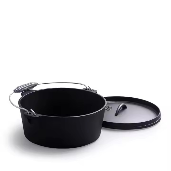 หม้อเหล็กหล่อแบบไม่เคลือบ หนาพ - Camp Dutch Oven Cast บทวิจารณ์และราคา
