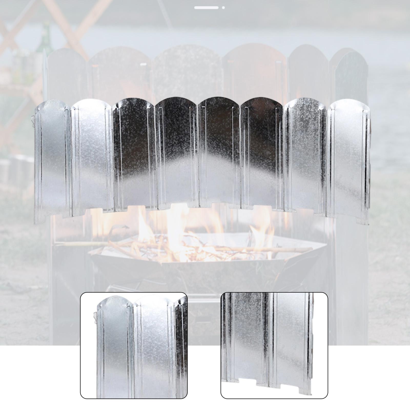 เตาแคมป์ปิ้งกลางแจ้งพร้อมแผ่นก - Camping Cooking Wind Blocker บทวิจารณ์และราคา