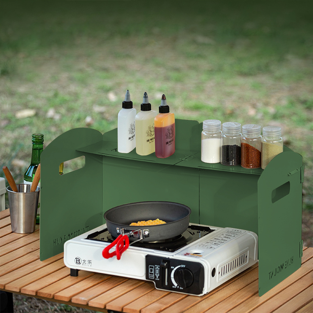 เตาแก๊สตั้งแคมป์แบบพับได้กระจก - Cooking On Camping Stove บทวิจารณ์และราคา