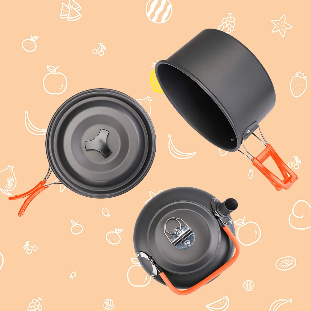 ชุดเครื่องครัวสำหรับตั้งแคมป์  - Camping Cooking Pot Set บทวิจารณ์และราคา