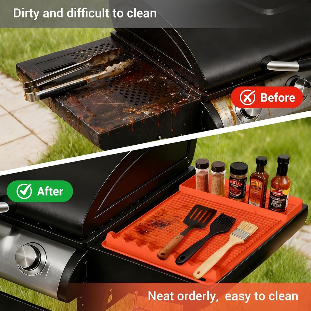 แผ่นรองย่างซิลิโคนทนความร้อน - - Camping Cooking Bbq บทวิจารณ์และราคา
