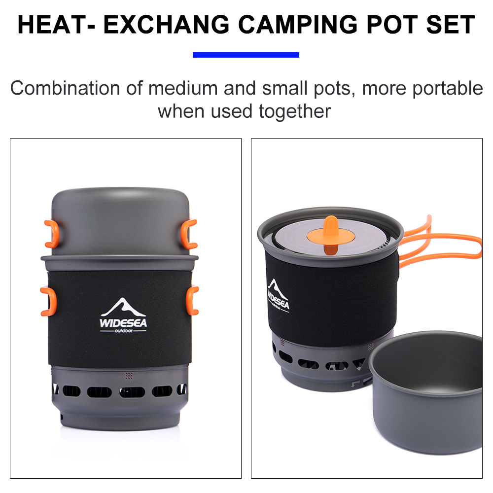 Widesea Camping ระบบทําอาหารพร - Camping Cooking One Pot บทวิจารณ์และราคา
