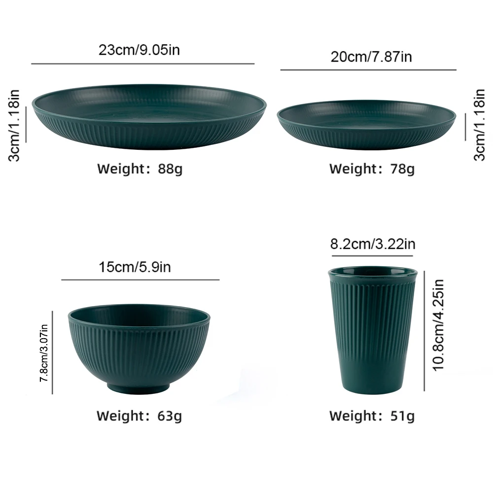 ชุดจานชามชิ้น/เซ็ต4ถ้วย set pe - Camping Cooking And Eating Set บทวิจารณ์และราคา